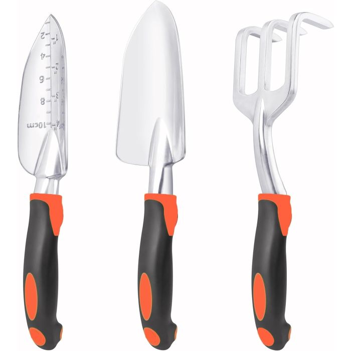 Set de Jardinería MECHEER 3 Piezas, Naranja
