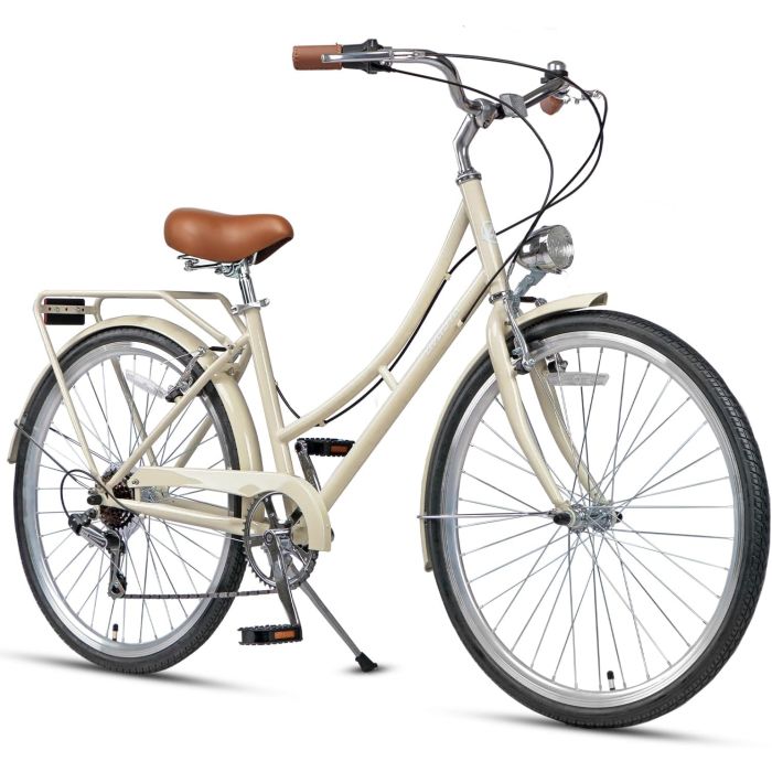 Bicicleta Urbana Mujer 26 pulgadas Acero Resistente