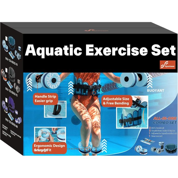 Set Combinado de Ejercicio Acuático Sportneer 5 Piezas
