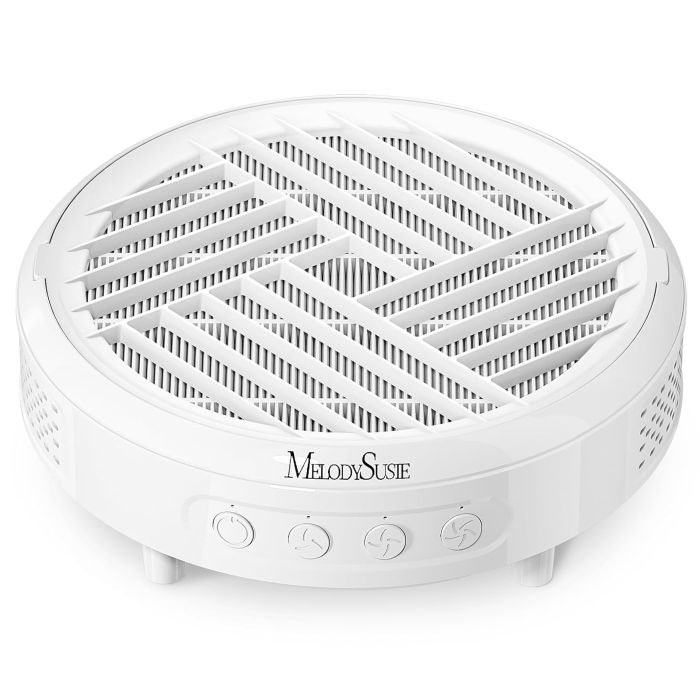MelodySusie Compact Nail Dust Collector, 3800RPM Portátil