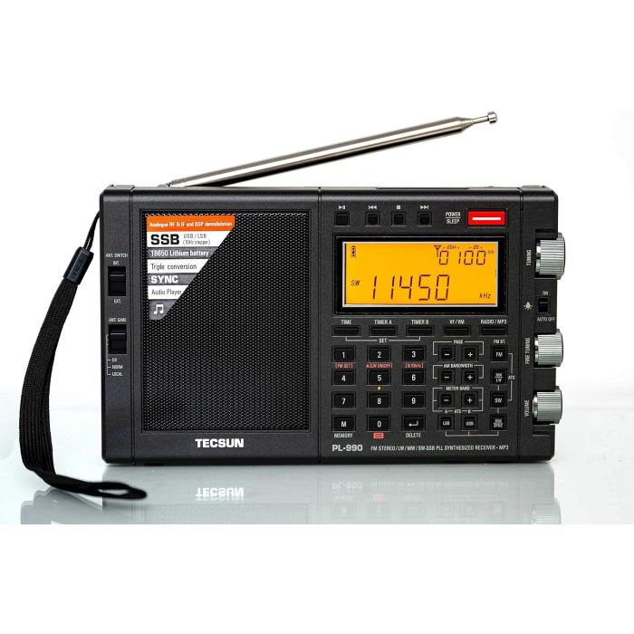 Tecsun PL990 Radio Digital Bandas Mundial AM/FM/SW/LW/SSB