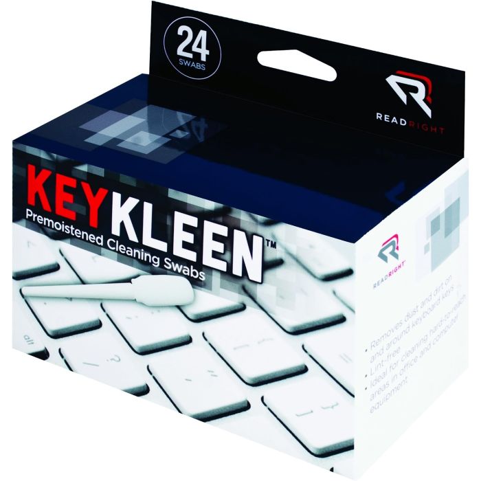 Read Right KeyKleen Swabs Prehumedecidos para Teclado 24ud