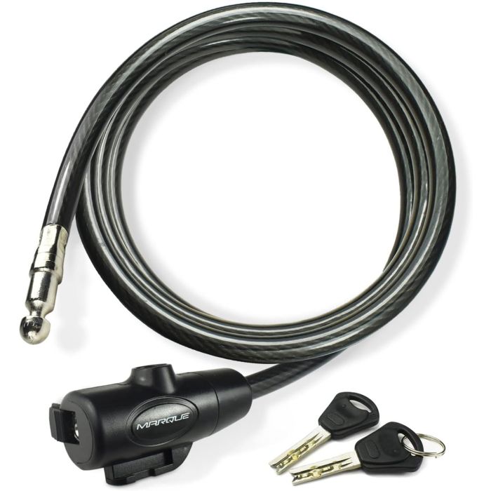 Candado para bicicleta con llave y cable de 7 pies