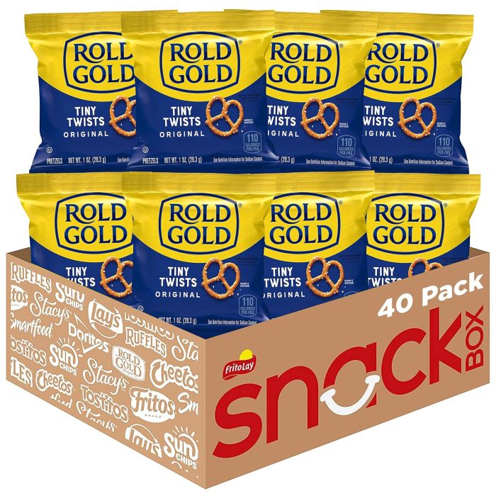 Pretzels Rold Gold Tiny Twists, 1 Onza (Paquete de 40)
