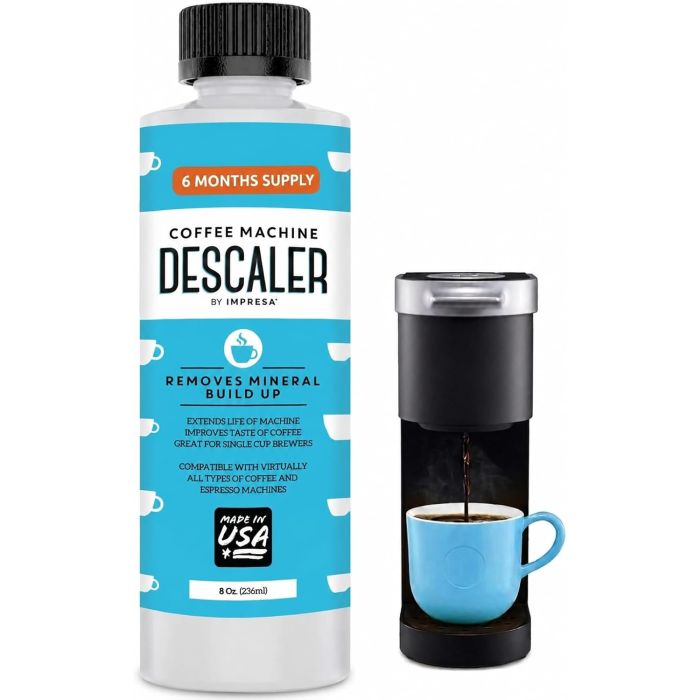 Descalcificador para Cafeteras IMPRESA - Líquido - 8 Fl Oz