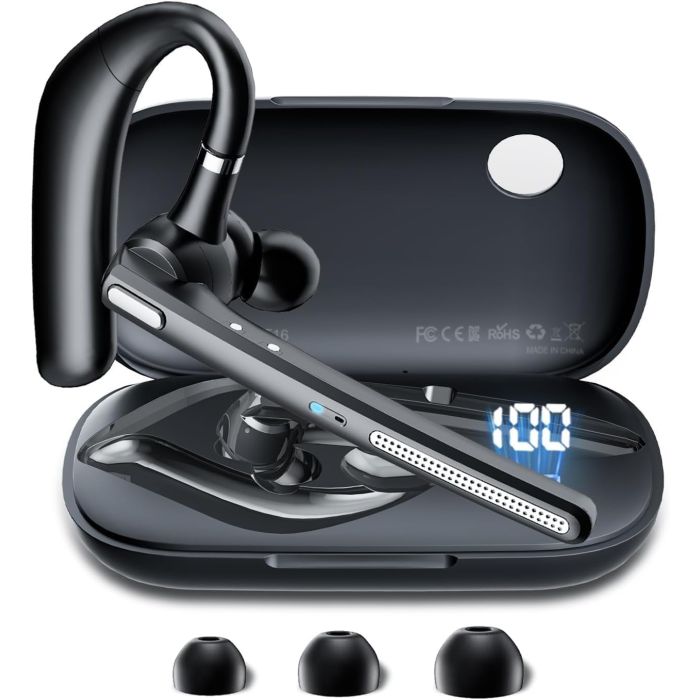 Auriculares Bluetooth G7 con micrófono cancelación ruido, 72h batería
