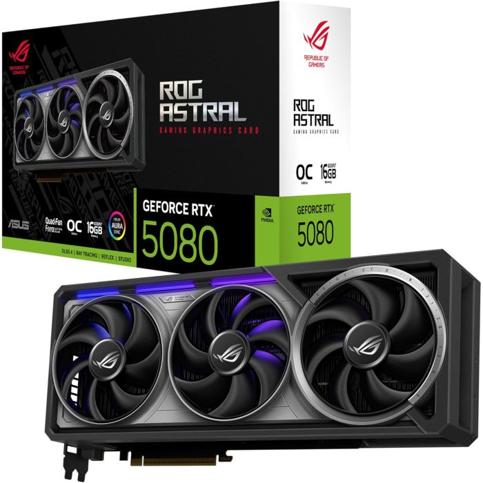 ASUS ROG Astral Nvidia GeForce RTX 5080 16GB GDDR7 OC