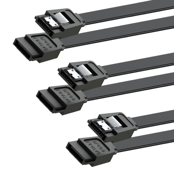 Cable SATA III 6Gbps 15 pulgadas 3 piezas para SSD HDD Disco Duro