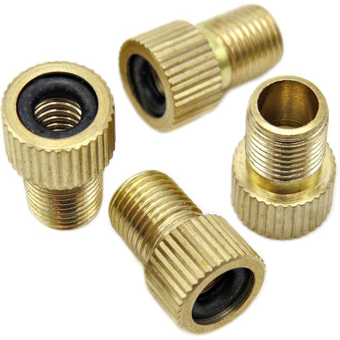 Adaptador de Válvula Presta a Schrader 4 Piezas