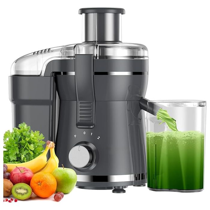 Extractor de Jugos Centrífugo 500W con 3 Velocidades y Boca