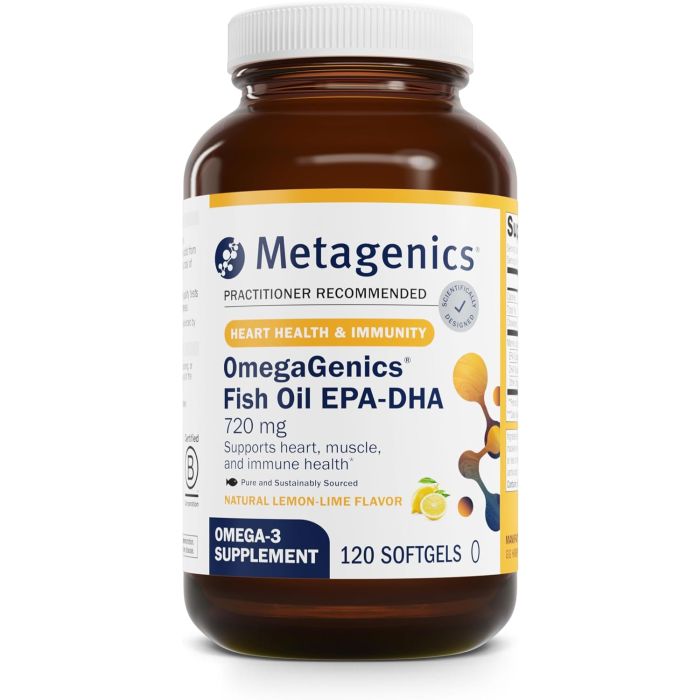 Metagenics OmegaGenics Aceite de Pescado EPA-DHA 720 mg - 120 Cápsulas