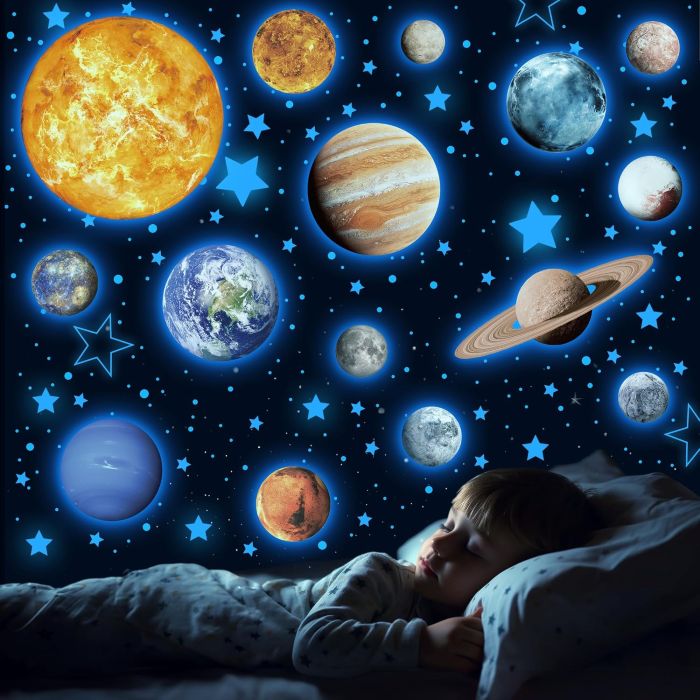 Vinilos Decorativos Estrellas Brillan Oscuridad 780 Piezas