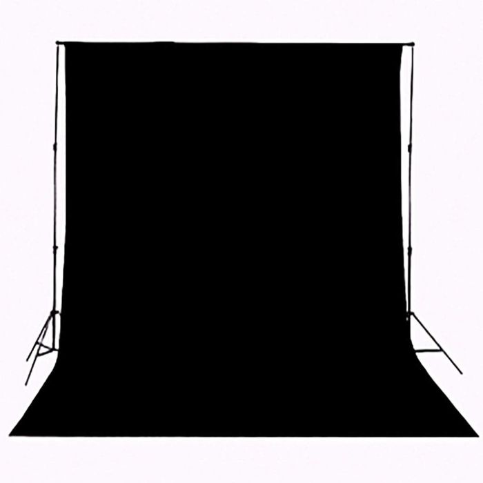 Fondo fotográfico negro 5x7 ft tela durable