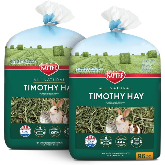 Kaytee Heno Timothy High Fiber para Pequeños Animales 12 lb