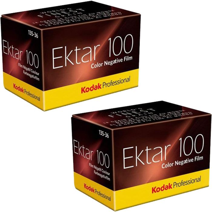 Kodak Ektar 100 Profesional ISO 100, 35mm, 36 exposiciones (Pack 2)
