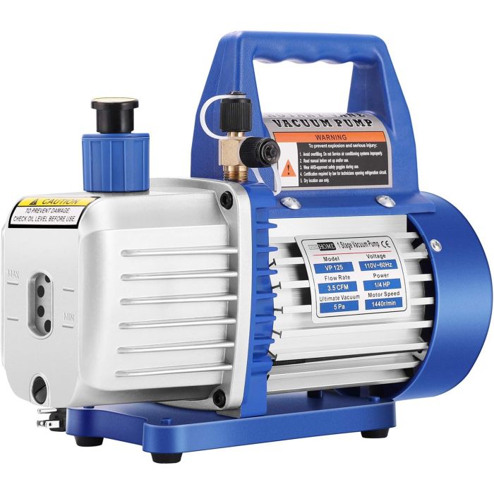 Bomba de Vacío Rotativa VIVOHOME 1/4 HP 110V Azul