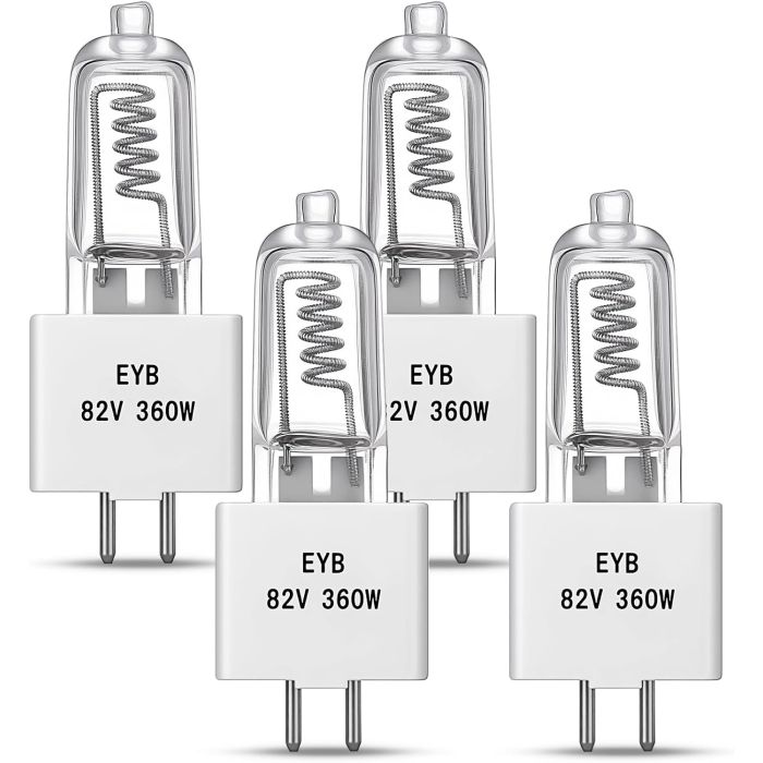 4 Pack Lámpara de Repuesto para Proyector 82V 360W