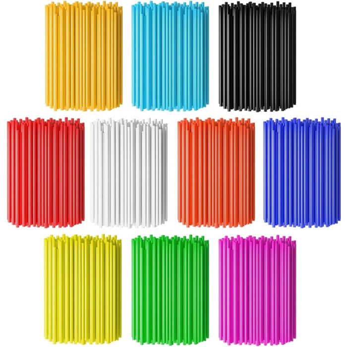 PSLER 72 PCS Spoke Skins Spoke Trim Wrap Protector