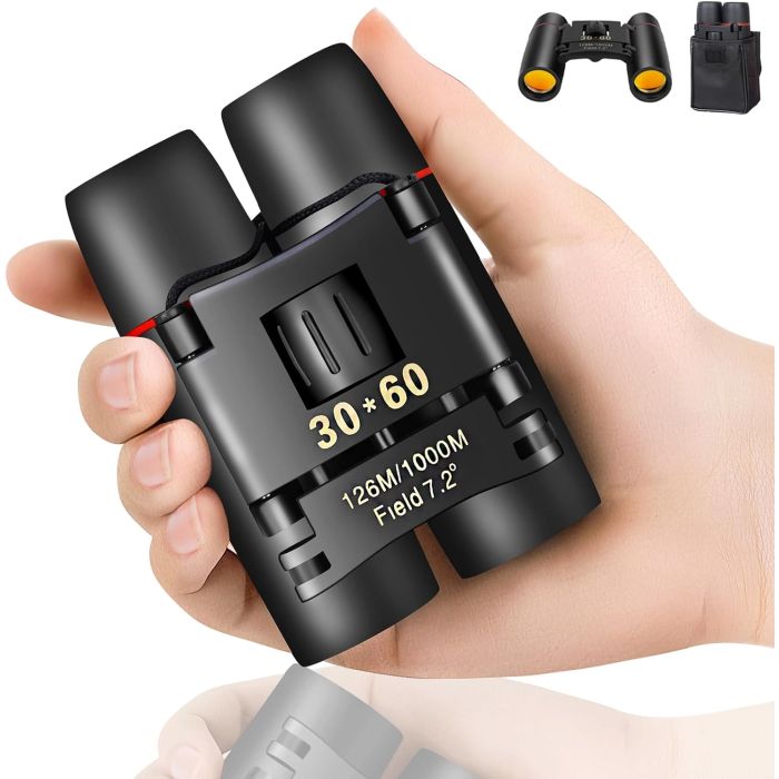 Binoculares compactos 12x21 mm para adultos y niños