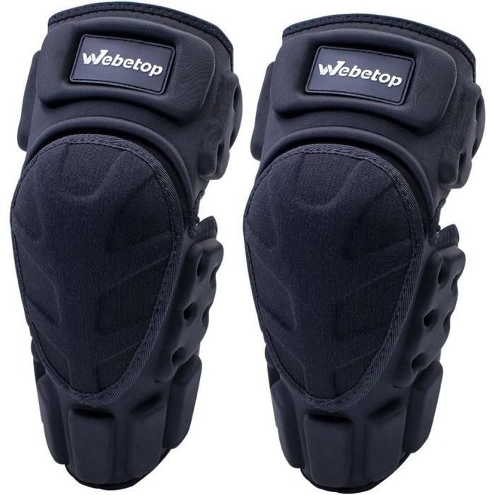 Protector de codo motocross ajustable para adulto negro
