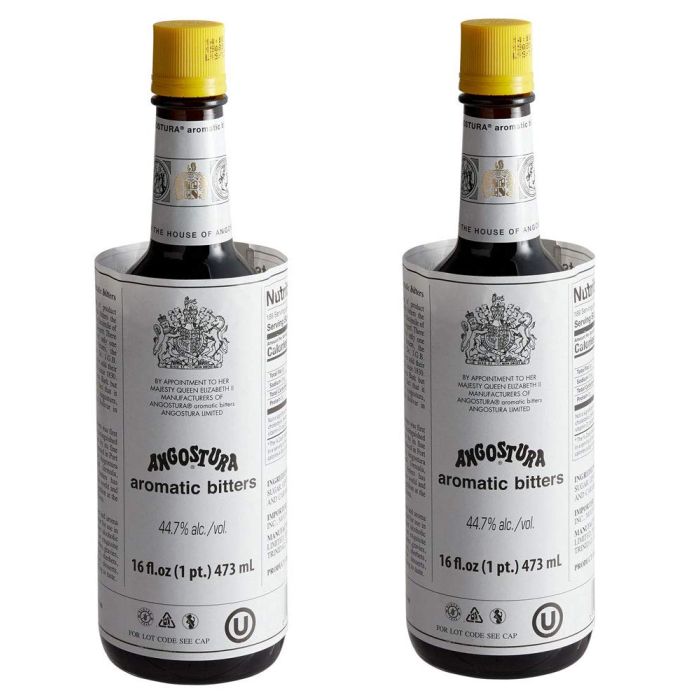 Angostura Aromatic Cocktail Bitters 16 oz Pack de 2