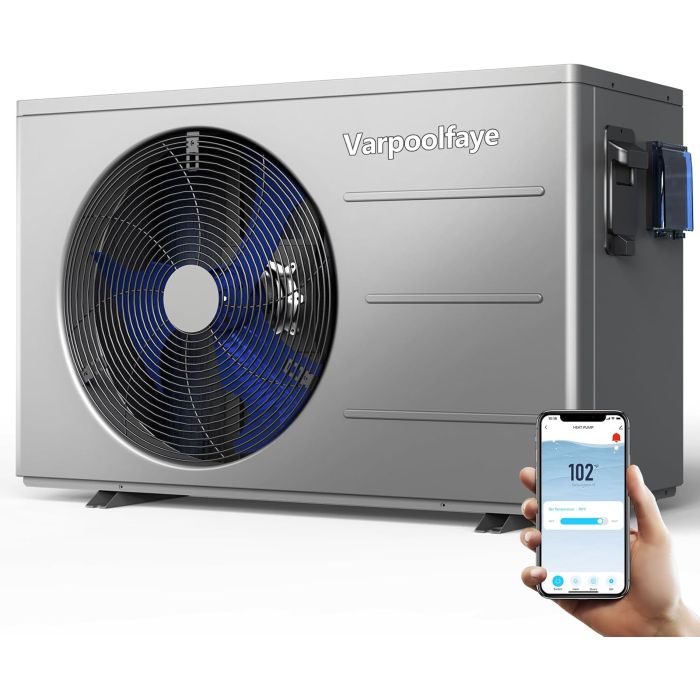 Bomba de calor para piscina 30000 BTU 120V con control WiFi