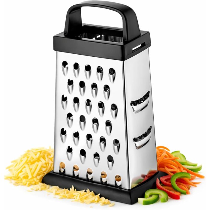 Rallador de queso 4 caras acero inoxidable mini