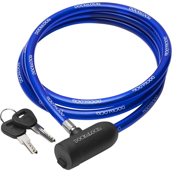 Candado de cable de seguridad con llave 5ft para bicicleta