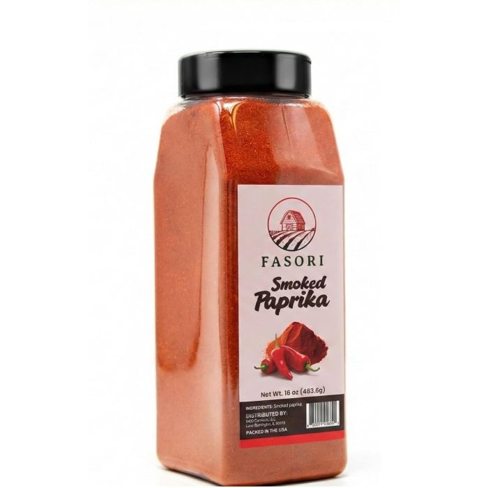 Pimentón Ahumado Fasori 453 g (16 oz) - Especia Ahumada con Roble