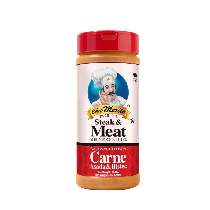 Sazonador Chef Merito para Carne Asada, 14 oz