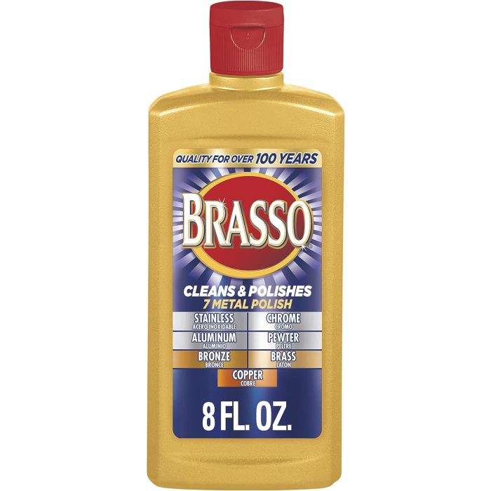 Brasso Pulimento Multiusos para Metales, 8 oz