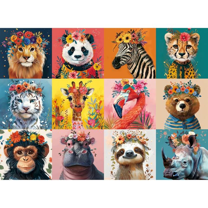 Puzzle 500 Piezas Animales Salvajes 20x15 pulgadas