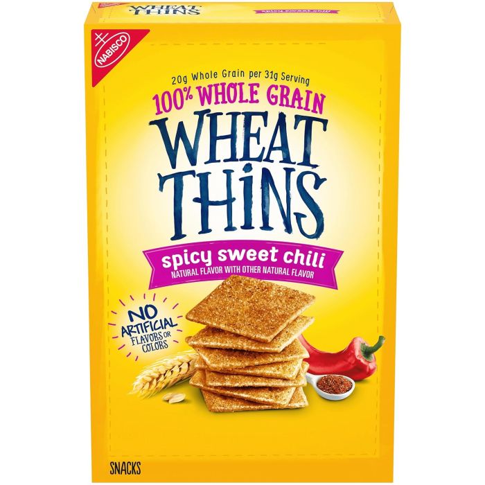 Galletas Wheat Thins Spicy Sweet Chili, 8.5 oz