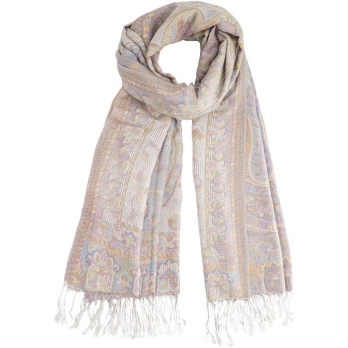 Ciormis Bufanda Pashmina Paisley Dos Tonos Mujer