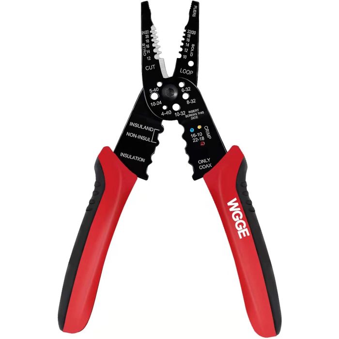 Alicate Crimpeador y Pelacables WGGE WG-015 8 Pulgadas
