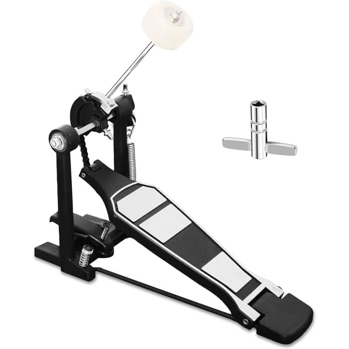 Pedal de batería simple de cadena para bombo