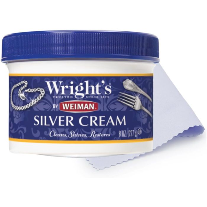 Wright's by Weiman Limpiador de Plata Crema con Paño