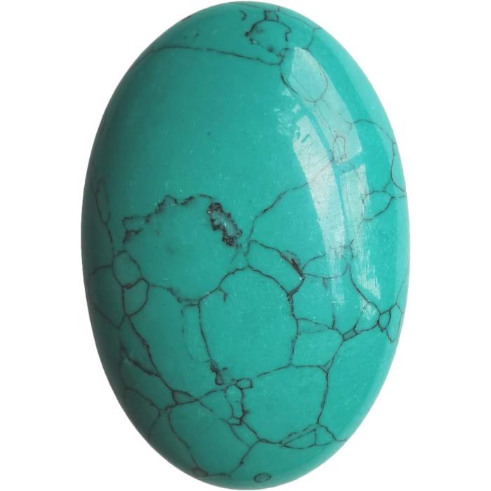Piedras de Cómo Howlite Verde Pulidas Ovaladas para Ansiedad
