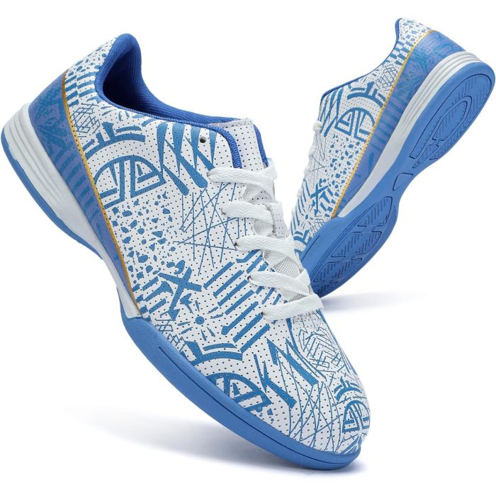 Zapatos de fútbol sala indoor para hombre talla 9.5 azul