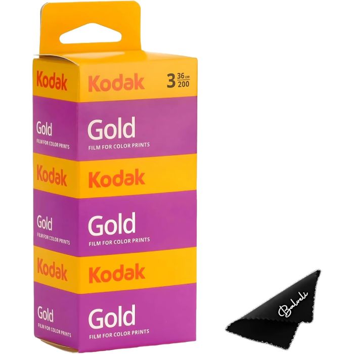 Kodak Gold 200 película 35mm, pack de 3 rollos