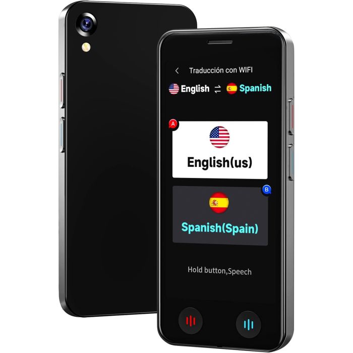 Dispositivo traductor de idiomas AI portátil sin WiFi