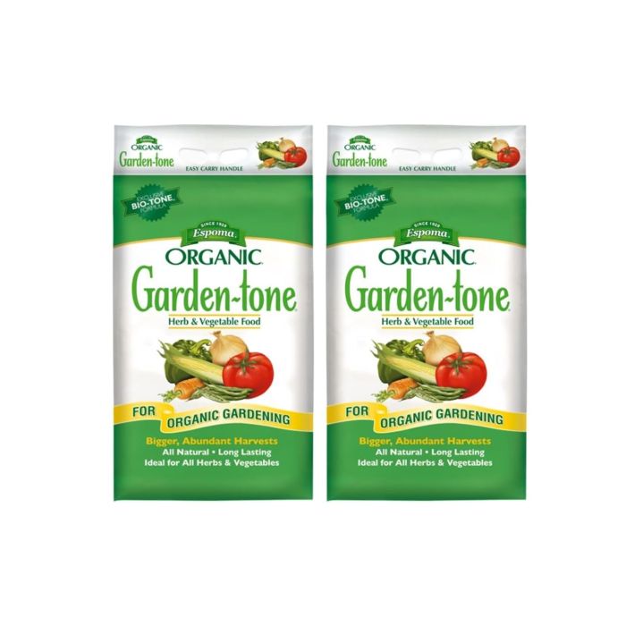 Fertilizante Orgánico Espoma Garden-Tone 3-4-4 para Vegetales y Hierbas - 2 Paquetes de 18 lb