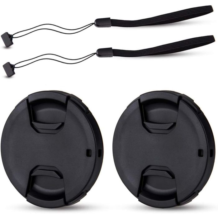 2 Tapas Frontales de Lentes 58mm JJC Pack