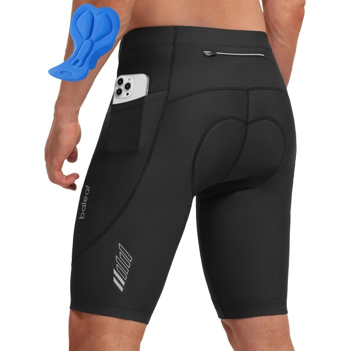 Pantalón Ciclismo Hombre Negro Talla Large