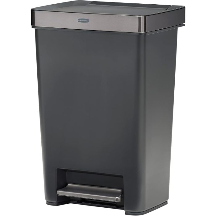 Rubbermaid Caneca de Basura Premier Series III Pedal 12.4 Galones
