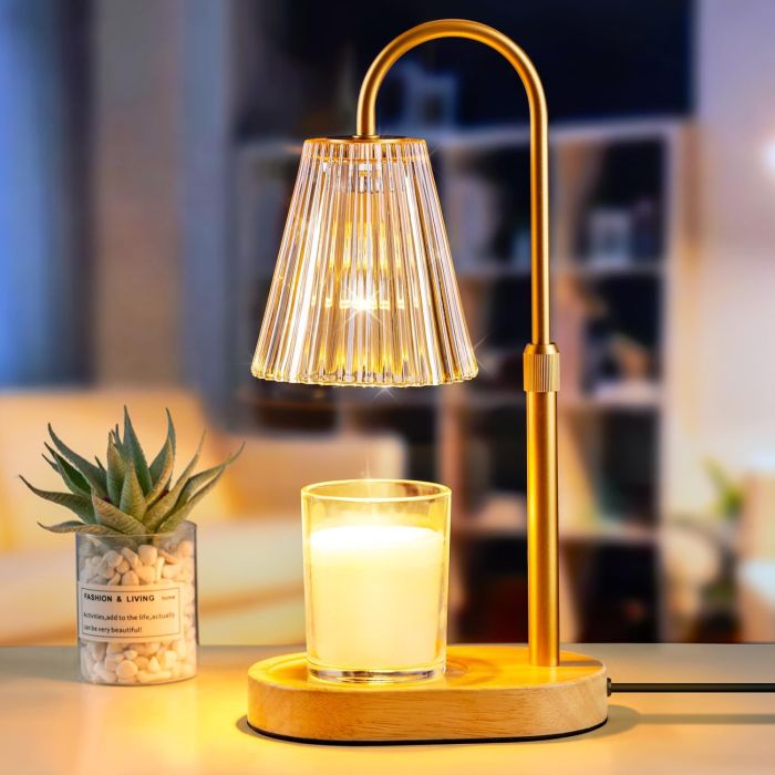 Lámpara Calentadora de Velas con Temporizador - Ámbar