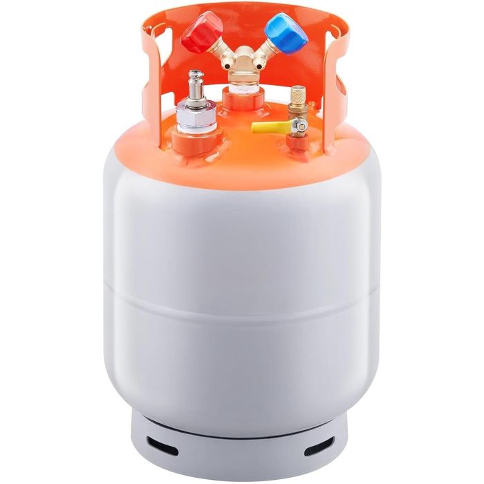 Tanque de Recuperación de Refrigerante 30 lb con Nitrógeno, Cilindro Reutilizable