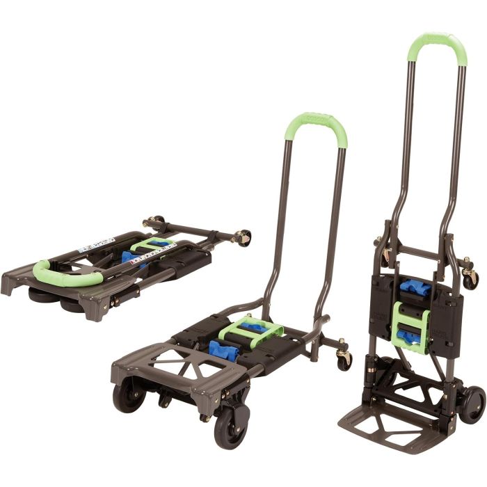 Carro de Mano Plegable Multi Posición Cosco Shifter 300 lb Capacidad Verde