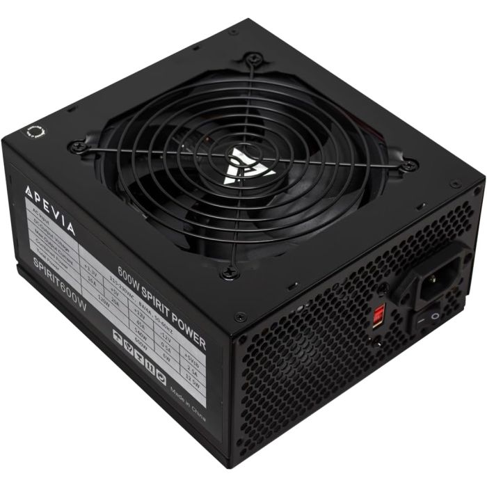 Fuente de Poder Apevia Spirit 600W ATX 120mm