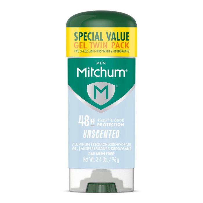 Mitchum Antitranspirante y Desodorante en Gel 48H x2